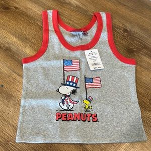 Nwt!! Peanuts Tank Top